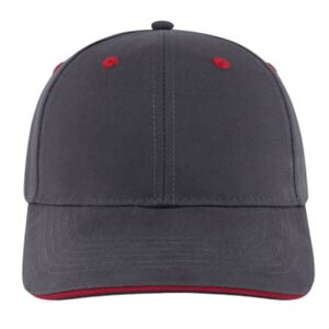 Brushed Twill Cap With Sandwich Bill Thumbnail