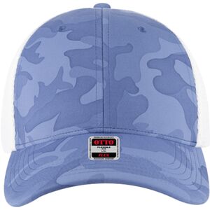 OTTO CAP "OTTO FLEX" Fitted 6 Panel Low Profile Mesh Back Trucker Hat Thumbnail