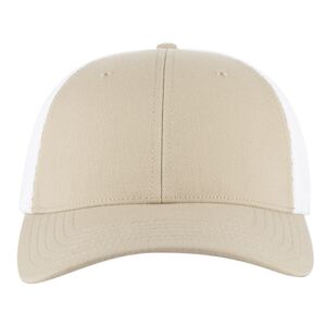 OTTO CAP "OTTO FLEX" Fitted 6 Panel Low Profile Mesh Back Trucker Hat Thumbnail
