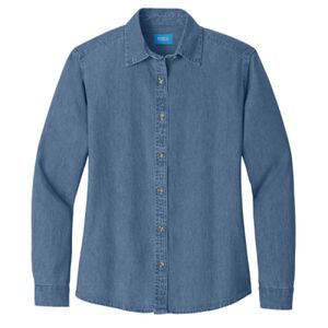 Women's Long Sleeve Value Denim Shirt Thumbnail