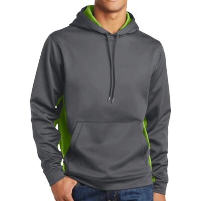 Sport Wick ® CamoHex Fleece Colorblock Hooded Pullover Thumbnail