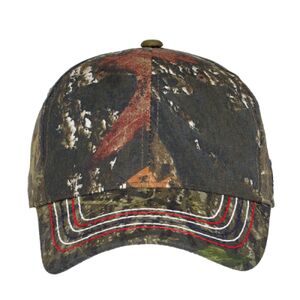 Americana Contrast Stitch Camouflage Cap Thumbnail