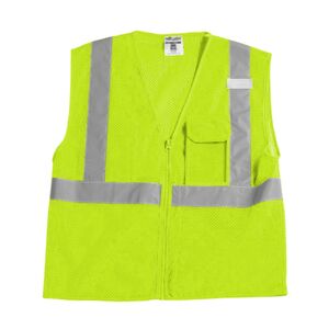 Unisex Clear ID Vest with Zipper Closure Thumbnail