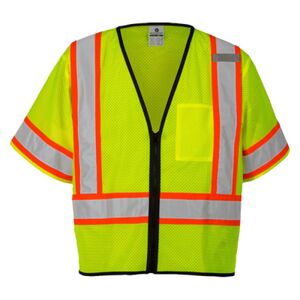 Unisex Class 3 Mesh Zippered Vest Thumbnail