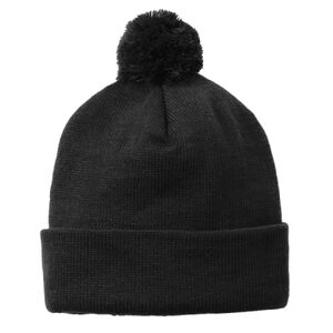 Solid Pom Pom Beanie Thumbnail