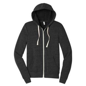 Unisex Triblend Sponge Fleece Full Zip Hoodie Thumbnail
