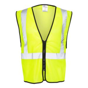 Unisex Zippered Mesh Economy Class 2 Vest Thumbnail