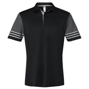 Men's Striped Sleeve Polo Thumbnail