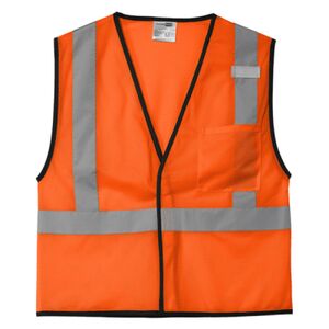 Ansi 107 Class 2 Economy Mesh One Pocket Vest Thumbnail