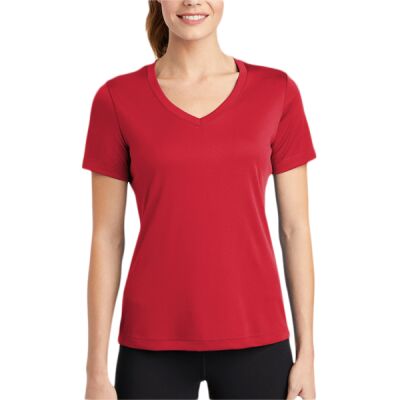 Ladies PosiCharge ® Competitor V Neck Tee Thumbnail