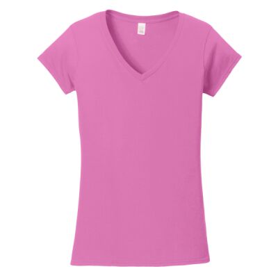 Softstyle ® Ladies Fit V Neck T Shirt Thumbnail