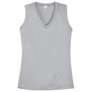 Ladies Sleeveless PosiCharge ® Competitor V Neck Tee Thumbnail