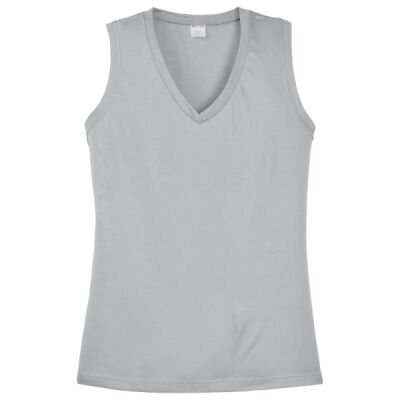 Ladies Sleeveless PosiCharge ® Competitor V Neck Tee Thumbnail