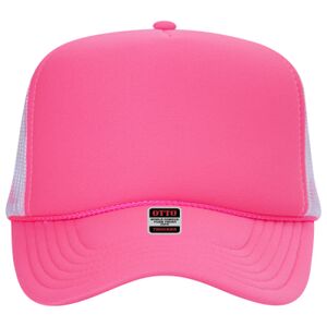 OTTO CAP 5 Panel High Crown Mesh Back Trucker Hat Thumbnail