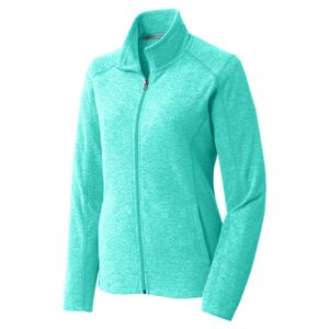 Women's Heather Microfleece Full Zip Jacket Thumbnail