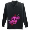 Long Sleeve Silk Touch Polo with Pocket Thumbnail