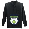 Long Sleeve Silk Touch Polo with Pocket Thumbnail