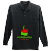 Long Sleeve Silk Touch Polo with Pocket Thumbnail