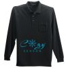 Long Sleeve Silk Touch Polo with Pocket Thumbnail
