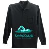 Long Sleeve Silk Touch Polo with Pocket Thumbnail